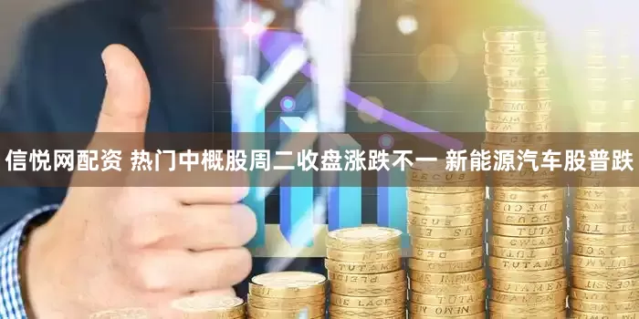 信悦网配资 热门中概股周二收盘涨跌不一 新能源汽车股普跌