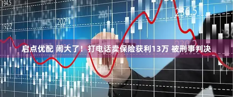 启点优配 闹大了！打电话卖保险获利13万 被刑事判决