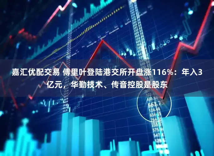 嘉汇优配交易 傅里叶登陆港交所开盘涨116%：年入3亿元，华勤技术、传音控股是股东