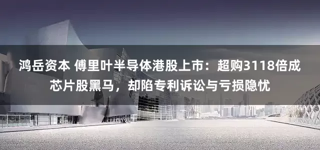 鸿岳资本 傅里叶半导体港股上市：超购3118倍成芯片股黑马，却陷专利诉讼与亏损隐忧